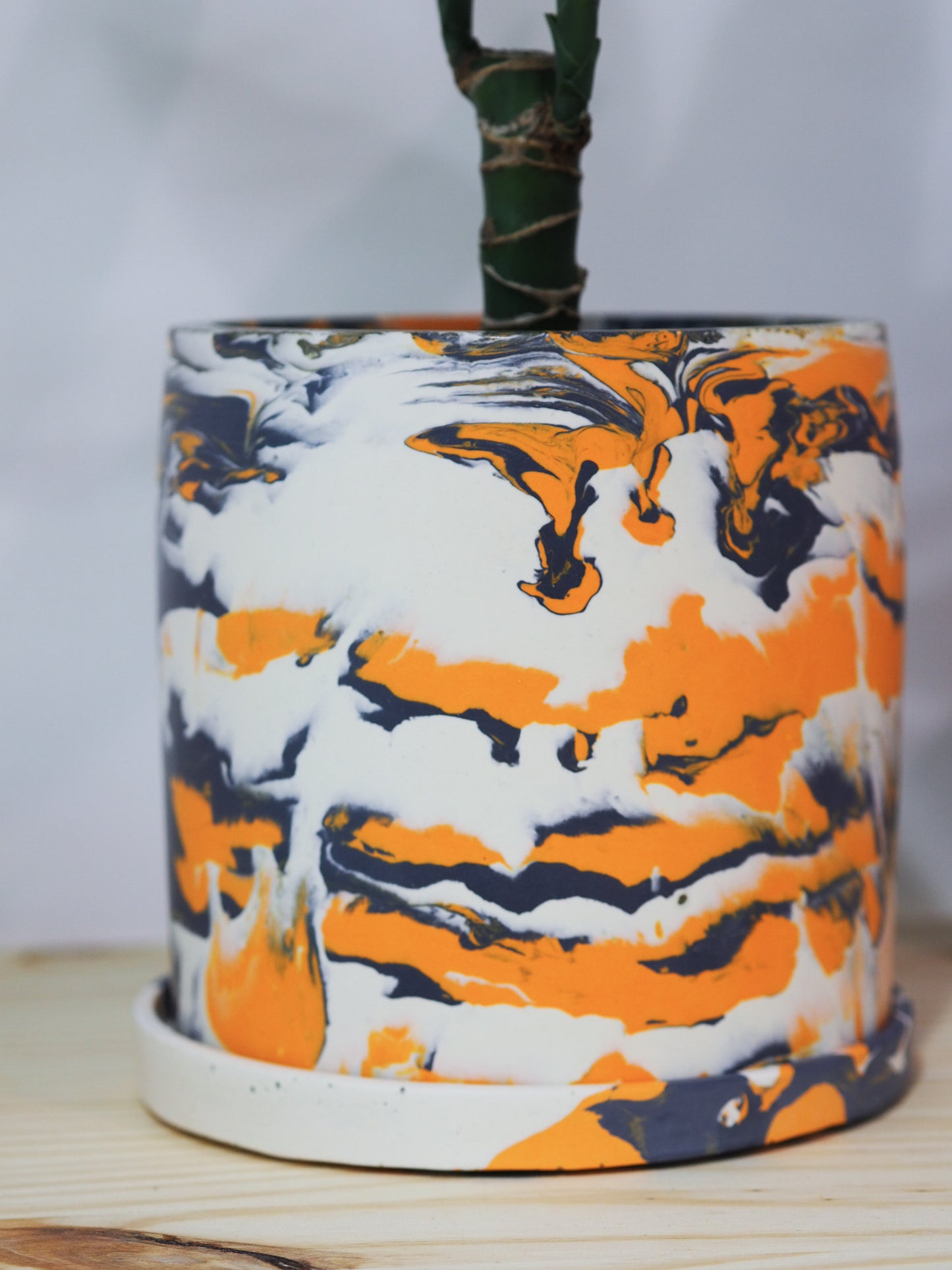 Marbled Plant Pot - 15cm
