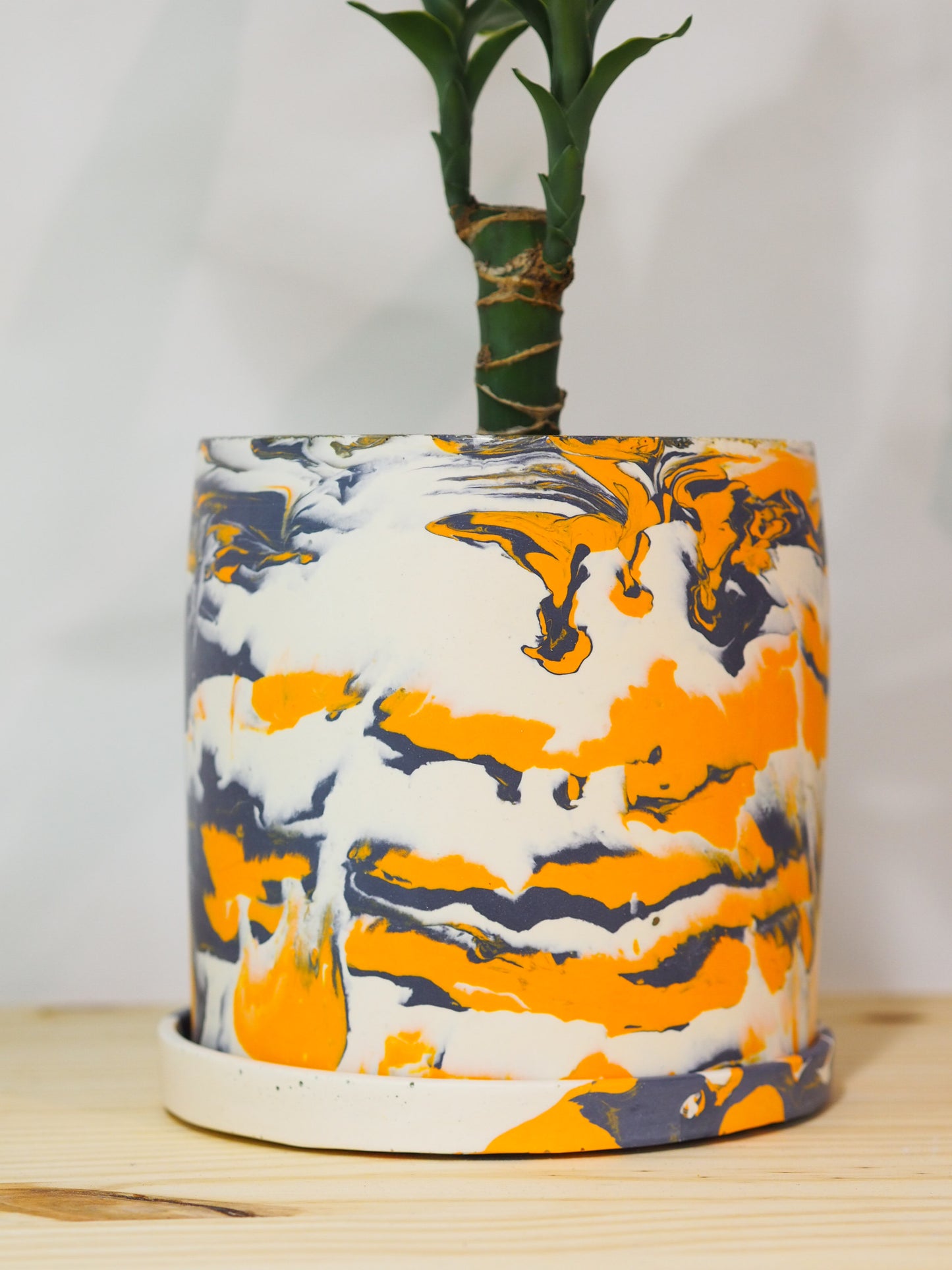 Marbled Plant Pot - 15cm