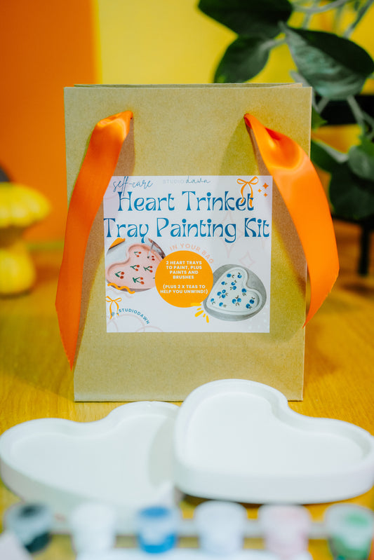 Heart Trinket Tray Painting Kit