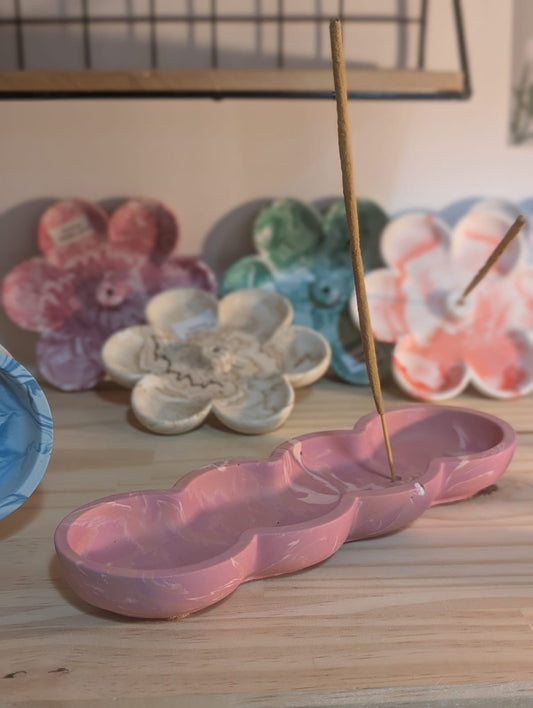 Marbled Bubble Incense Holder
