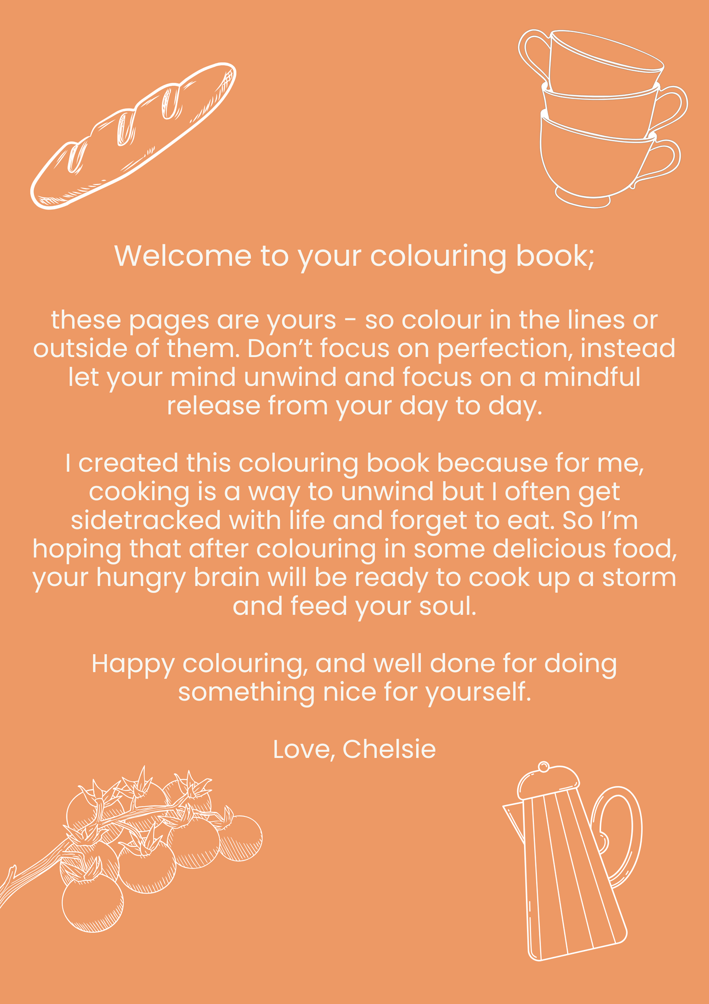 Mindful Meals - Relaxing Colouring Book