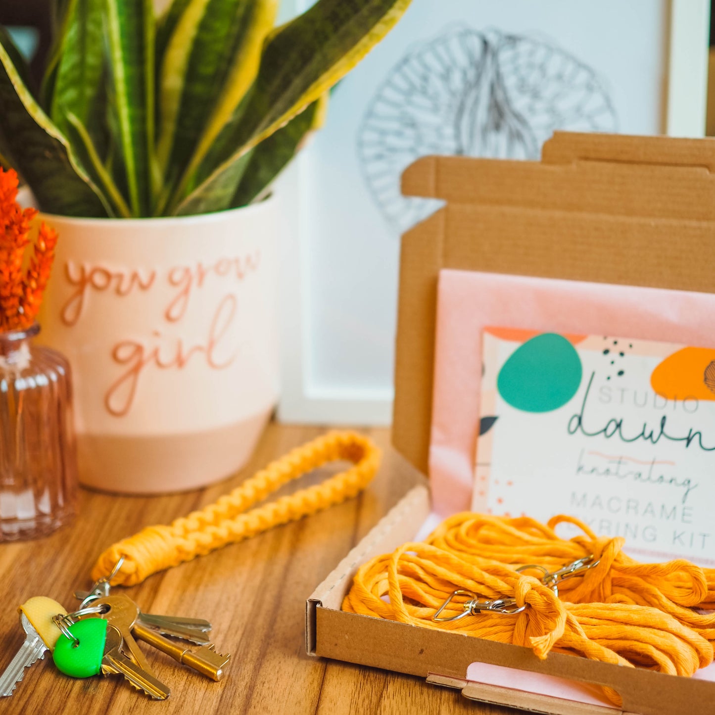 DIY Macrame Wristlet Kit