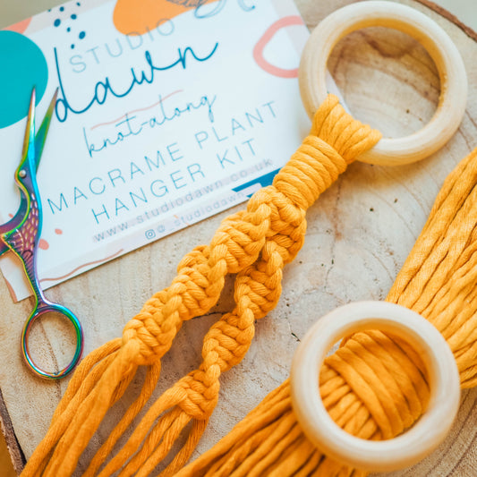 DIY Macrame Classic Plant Hanger Kit