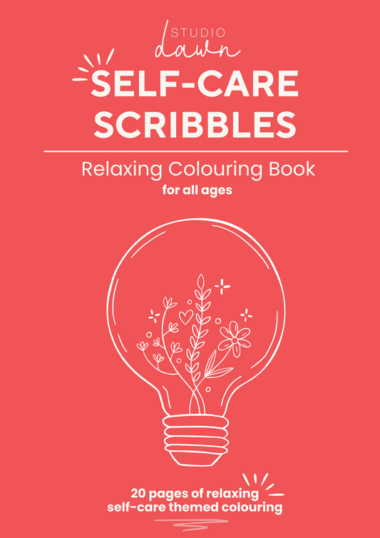 Self-Care Scribbles - Relaxing Colouring Book