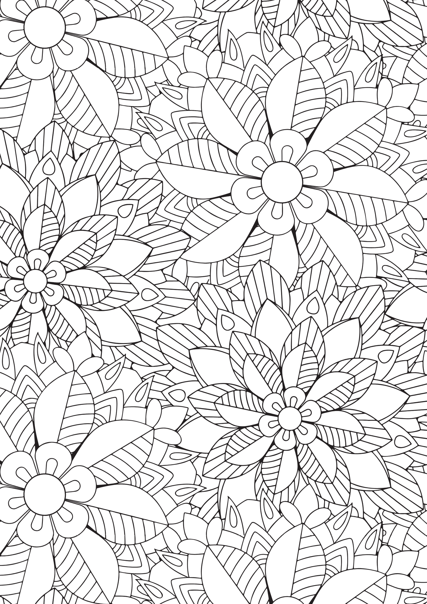 Artful Abstract - Relaxing Colouring Book