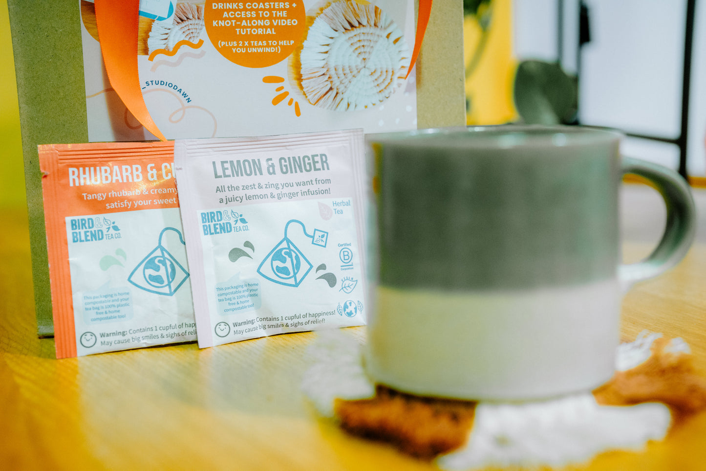 DIY Macrame Drinks Coaster Set