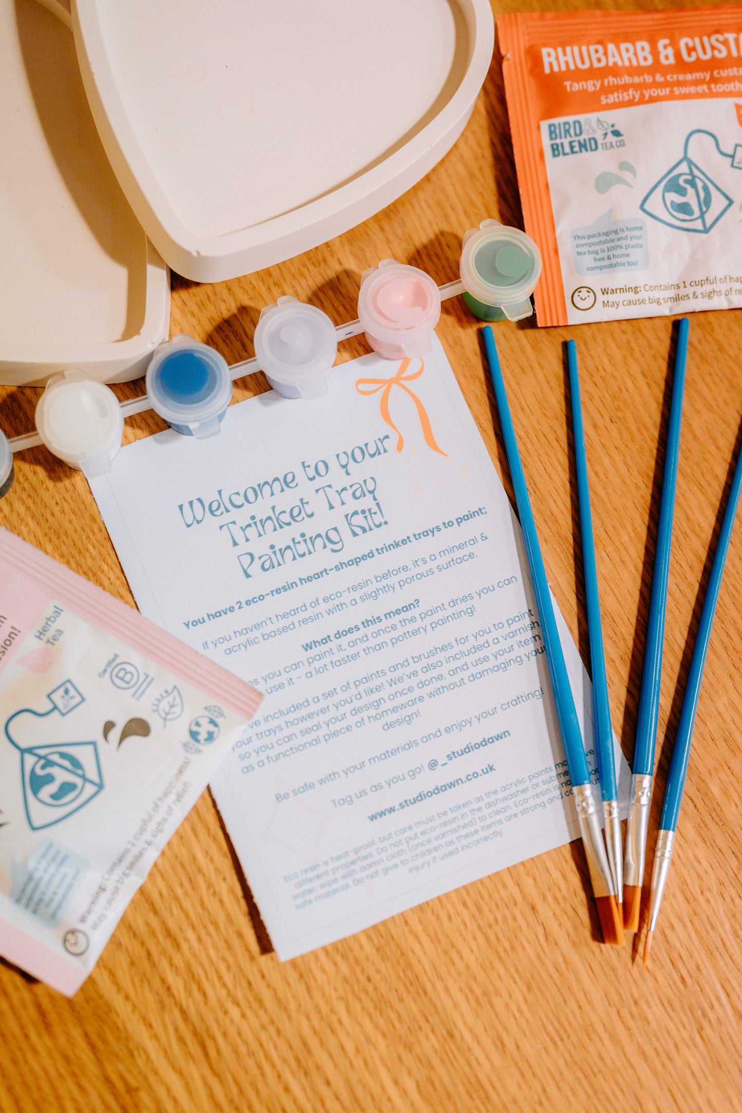 Heart Trinket Tray Painting Kit