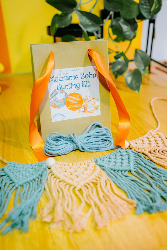 DIY Macrame Boho Bunting Kit