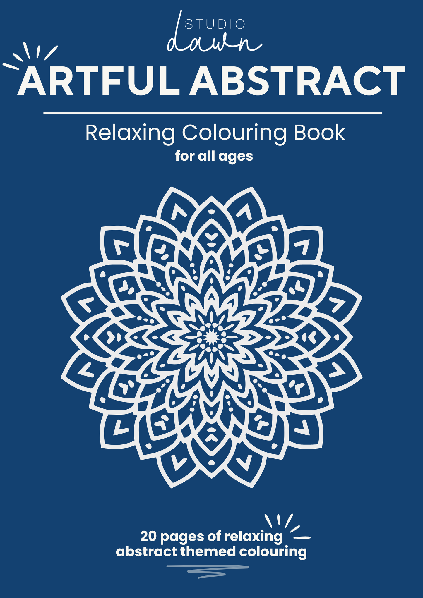 Artful Abstract - Relaxing Colouring Book