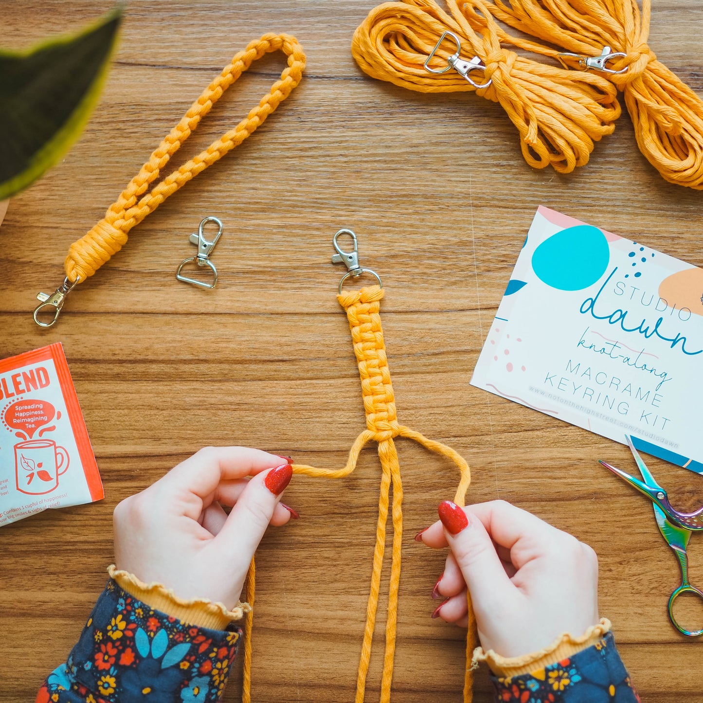 DIY Macrame Wristlet Kit